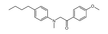 2-((4-butylphenyl)(methyl)amino)-1-(4-methoxyphenyl)ethanone结构式