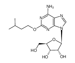 2-(3-methylbutoxy)-Adenosine结构式