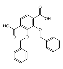 2,3-bis(phenylmethoxy)terephthalic acid Structure