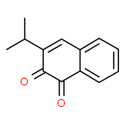 1,2-Naphthalenedione, 3-(1-methylethyl)- (9CI)结构式