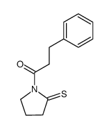 2-Pyrrolidinethione,1-(1-oxo-3-phenylpropyl)- (9CI)结构式