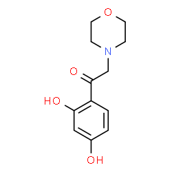 1-(2,4-dihydroxyphenyl)-2-(morpholin-4-yl)ethanone Structure