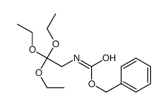 benzyl N-(2,2,2-triethoxyethyl)carbamate Structure