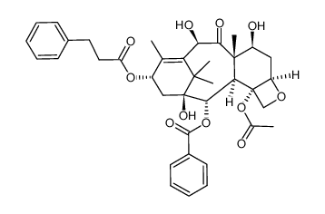 3-(phenylpropionyl)-10-deacetylbaccatin III Structure