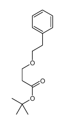 tert-butyl 3-(2-phenylethoxy)propanoate Structure
