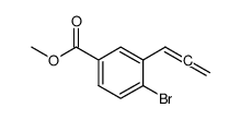 methyl 4-bromo-3-(propa-1,2-dien-1-yl)benzoate Structure