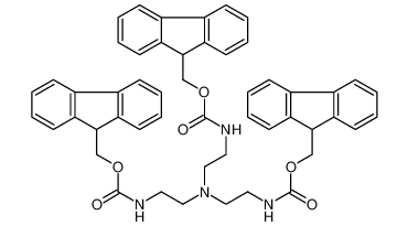 三(2-Fmoc-氨基乙基)胺结构式