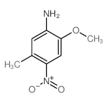 2-甲氧基-4-硝基-5-甲基苯胺结构式