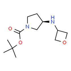 (R)-tert-Butyl 3-(oxetan-3-ylamino)pyrrolidine-1-carboxylate structure