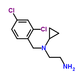 N-Cyclopropyl-N-(2,4-dichlorobenzyl)-1,2-ethanediamine结构式