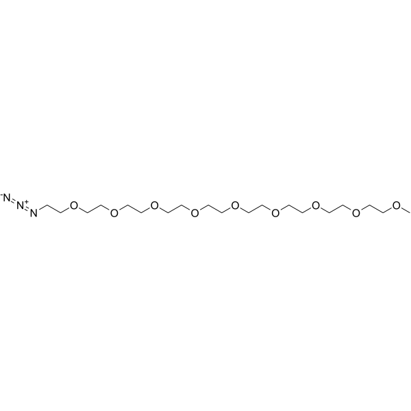 m-PEG9-azide structure