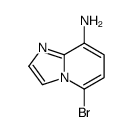 IMidazo[1,2-a]pyridin-8-amine, 5-bromo-结构式