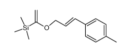 (E)-3-(p-tolyl)-2-propenyl 1-(trimethylsilyl)vinyl ether Structure