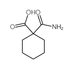 1-Carbamoylcyclohexane-1-carboxylic acid Structure