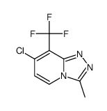 7-chloro-3-methyl-8-trifluoromethyl-[1,2,4]triazolo[4,3-a]pyridine Structure