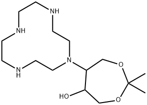 1,3-Dioxepan-5-ol, 2,2-dimethyl-6-(1,4,7,10-tetraazacyclododec-1-yl)- picture