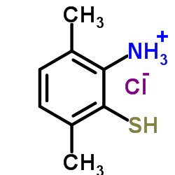 Benzenethiol,2-amino-3,6-dimethyl- Structure