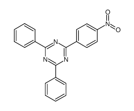 2-(4-nitrophenyl)-4,6-diphenyl-1,3,5-triazine结构式
