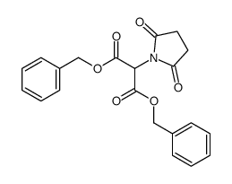 dibenzyl 2-(2,5-dioxopyrrolidin-1-yl)propanedioate Structure