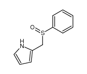 2-((phenylsulfinyl)methyl)-1H-pyrrole Structure