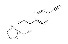 4-(1,4-DIOXASPIRO[4,5]DEC-8-YL) BENZONITRILE structure