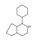 1-Cyclohexyloctahydropyrrolo[1,2-a]pyrazine结构式