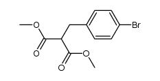 dimethyl 2-(4-bromobenzyl)malonate Structure