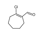 1-CYCLOHEPTENE-1-CARBOXALDEHYDE, 2-CHLORO-结构式