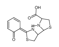 (2S,4R)-3-methyl-2-[(4R)-2-(6-oxocyclohexa-2,4-dien-1-ylidene)-1,3-thiazolidin-4-yl]-1,3-thiazolidine-4-carboxylic acid结构式