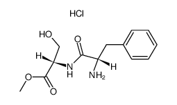 L-phenylalanyl-L-serine methyl ester hydrochloride Structure