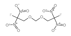 Ethane,1,1'-[methylenebis(oxy)]bis[2-fluoro-2,2-dinitro- Structure