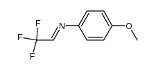 (E)-N-(2,2,2-trifluoroethylidene)-4-methoxyaniline Structure