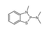 2-(dimethylamino)-2,3-dihydro-3-methyl-1,3,2-benzothiazaphosphole结构式