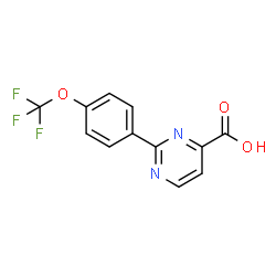 2-[4-(三氟甲氧基)苯基]嘧啶-4-甲酸图片