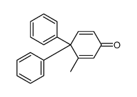 3-methyl-4,4-diphenylcyclohexa-2,5-dien-1-one Structure