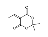5-ethylidene Meldrum's acid结构式