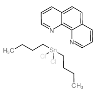 1,10-phenanthroline compound with dibutyl(dichloro)stannane (1:1) (en)结构式