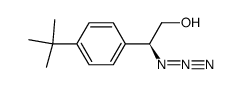 (S)-2-azido-2-(p-tert-butylphenyl)ethanol Structure