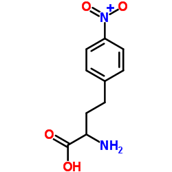 2-Amino-4-(4-nitrophenyl)butanoic acid structure