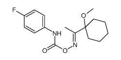 1-(1-Methoxycyclohexyl)ethanone O-(((4-fluorophenyl)amino)carbonyl)oxi me picture