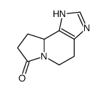 3,4,5,8,9,9a-hexahydroimidazo[4,5-g]indolizin-7-one结构式