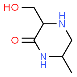 Piperazinone, 3-(hydroxymethyl)-6-methyl- (9CI)结构式