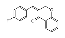3-[(4-fluorophenyl)methylidene]chromen-4-one Structure