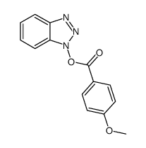 1H-benzo[d][1,2,3]triazol-1-yl 4-methoxybenzoate Structure