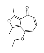 4H-Cyclohepta[c]furan-4-one,8-ethoxy-1,3-dimethyl-(9CI)结构式