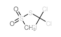 Methanesulfonothioicacid, S-(trichloromethyl) ester结构式
