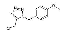 5-(chloromethyl)-1-[(4-methoxyphenyl)methyl]tetrazole Structure