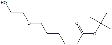 tert-butyl 6-(2-hydroxyethoxy)hexanoate结构式