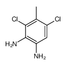 1,2-Diamino-3,5-dichloro-4-methylbenzene结构式