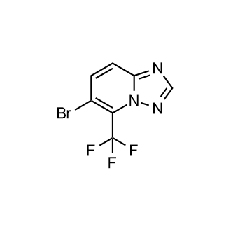 6-Bromo-5-(trifluoromethyl)[1,2,4]triazolo[1,5-a]pyridine Structure